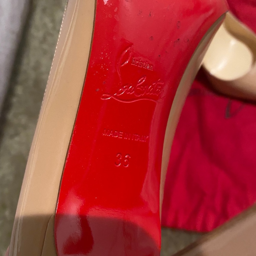 Louboutin Pigalle 100mm size 36 - Picture 3 of 5